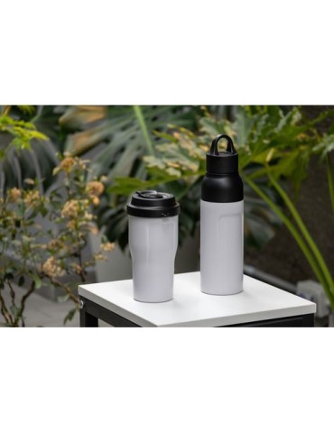 Bouteille de 520 ml BrandCharger Posh Flo Couleurs : blanc marquage couleur éclatante