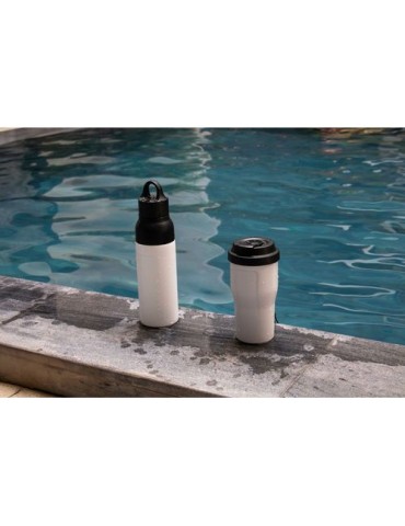Bouteille de 520 ml BrandCharger Posh Flo Couleurs : blanc personnalisable avec votre logo