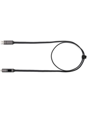 Câble de charge BrandCharger Thor Eco Matières : nylon Couleurs : gun