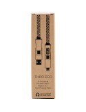 Câble de charge BrandCharger Thor Eco Matières : nylon Couleurs : gun marquage laser ultra précis