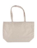 Sac shopping en velours côtelé Tino Couleurs : beige personnalisable avec votre logo
