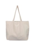 Sac shopping en velours côtelé Tino Couleurs : beige personnalisation rapide en France