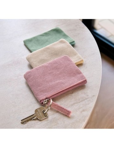 Trousseau à clés Suren Matières : polyester Couleurs : rose pastel goodies publicitaire durable