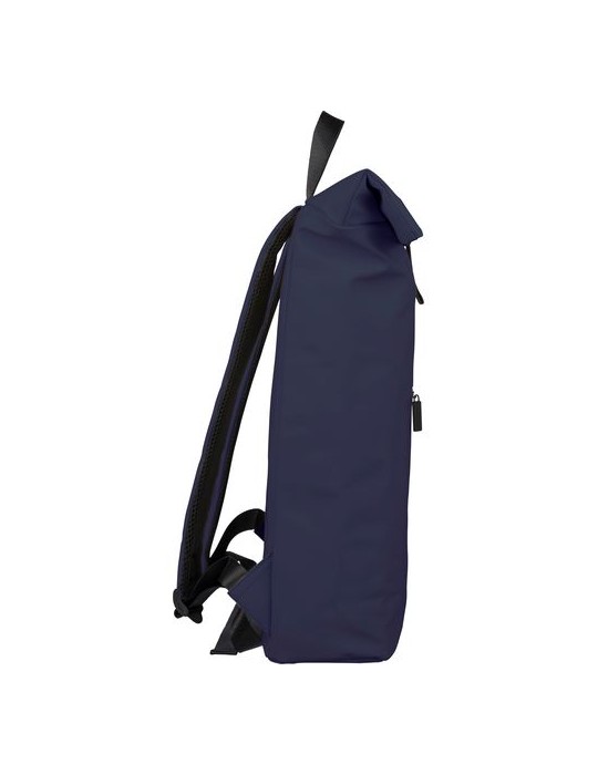 Sac à dos en PU recyclé Naiya Matières : polyester Couleurs : noir goodies personnalisé en stock