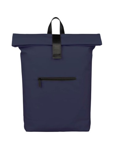 Sac à dos en PU recyclé Naiya Matières : polyester Couleurs : bleu cadeau entreprise pas cher