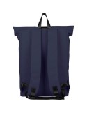 Sac à dos en PU recyclé Naiya Matières : polyester Couleurs : bleu objet publicitaire robuste