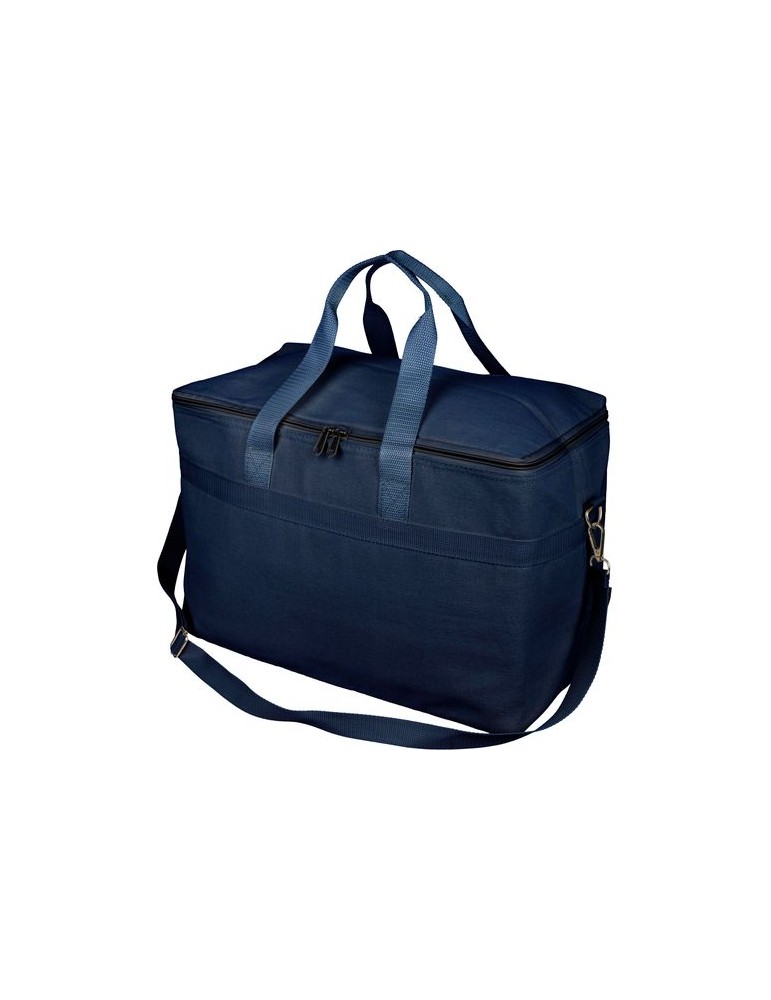 Sac isotherme en polycoton recyclé 330 g/m2 Luz Matières : coton recyclé Couleurs : bleu goodies publicitaire événementiel