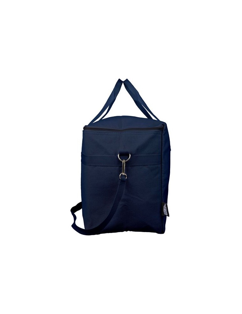 Sac isotherme en polycoton recyclé 330 g/m2 Luz Matières : coton recyclé Couleurs : bleu objet promotionnel éco-responsable