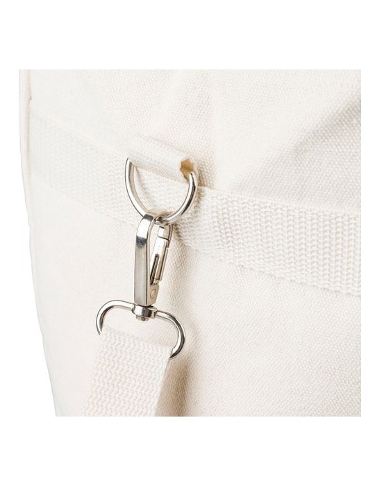 Sac isotherme en polycoton recyclé 330 g/m2 Luz Matières : coton recyclé Couleurs : bleu cadeau client original