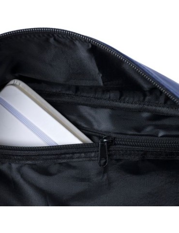 Sac de sport en PU recyclé Mirae Matières : polyester Couleurs : noir marquage couleur éclatante
