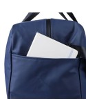 Sac de sport en PU recyclé Mirae Matières : polyester Couleurs : noir objet promo petit budget