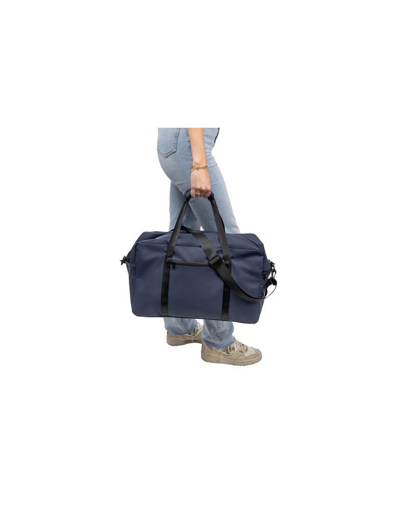 Sac de sport en PU recyclé Mirae Matières : polyester Couleurs : noir goodies publicitaire durable