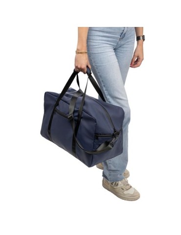 Sac de sport en PU recyclé Mirae Matières : polyester Couleurs : noir cadeau entreprise pas cher