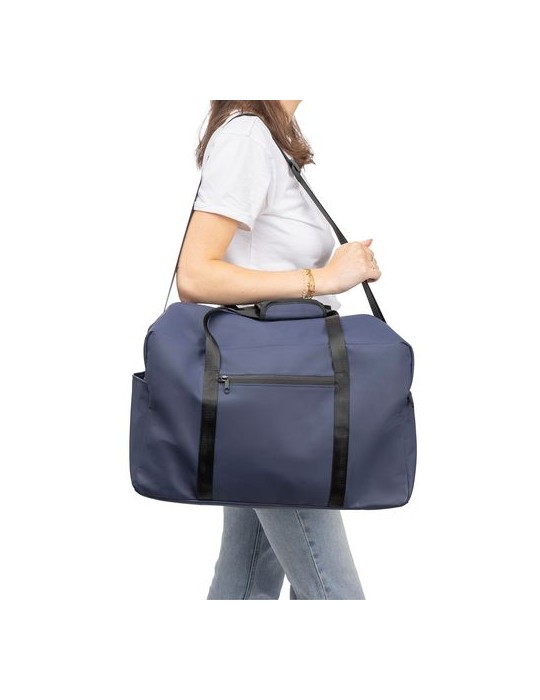 Sac de sport en PU recyclé Mirae Matières : polyester Couleurs : noir impression haute définition