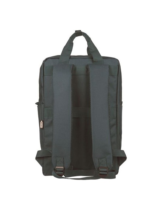 Sac à dos en polyester recyclé 900D Amalia Matières : polyester Couleurs : noir personnalisable avec votre logo