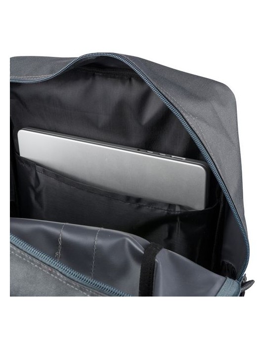 Sac à dos en polyester recyclé 900D Amalia Matières : polyester Couleurs : noir goodies personnalisé en stock