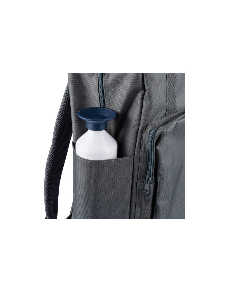 Sac à dos en polyester recyclé 900D Amalia Matières : polyester Couleurs : noir goodies publicitaire événementiel