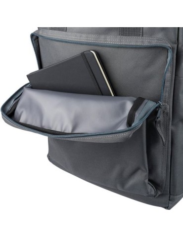 Sac à dos en polyester recyclé 900D Amalia Matières : polyester Couleurs : bleu objet promotionnel éco-responsable