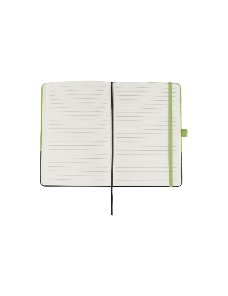 Carnet A5 en polyester rPET Yuna Couleurs : rouge goodies entreprise design