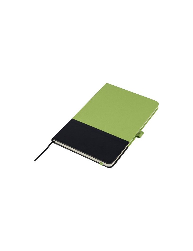 Carnet A5 en polyester rPET Yuna Couleurs : rouge cadeau affaires élégant