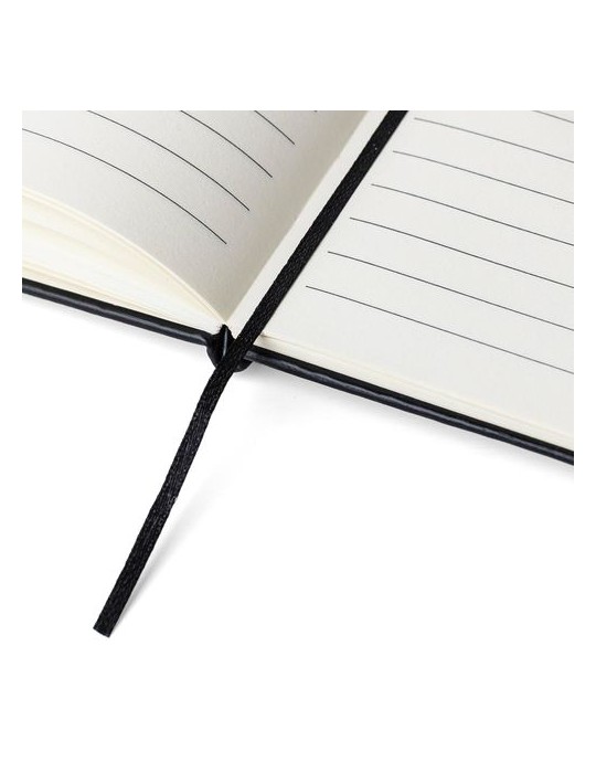 Carnet A5 en polyester rPET Yuna Couleurs : rouge cadeau affaires élégant