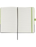 Carnet A5 en polyester rPET Yuna Couleurs : bleu cobalt personnalisation rapide en France