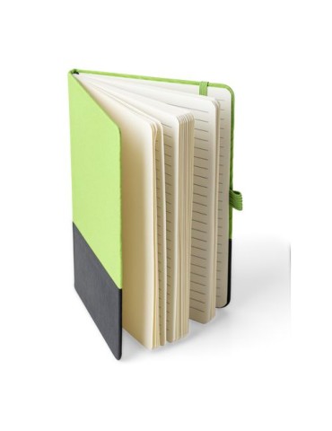 Carnet A5 en polyester rPET Yuna Couleurs : bleu cobalt goodies publicitaire durable