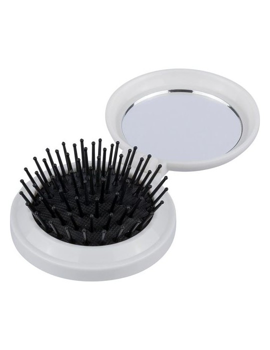 Brosse pliable en ABS Eloi Matières : ABS recyclé Couleurs : blanc personnalisable avec votre logo