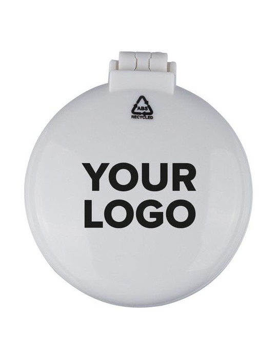 Brosse pliable en ABS Eloi Matières : ABS recyclé Couleurs : blanc cadeau entreprise pas cher