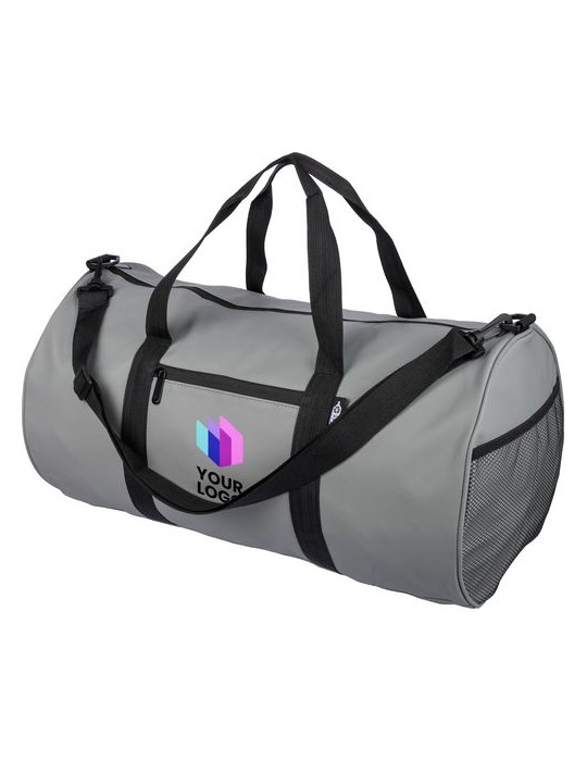 Sac de sport en rPET Aisha Matières : PET recyclé Couleurs : noir impression haute définition