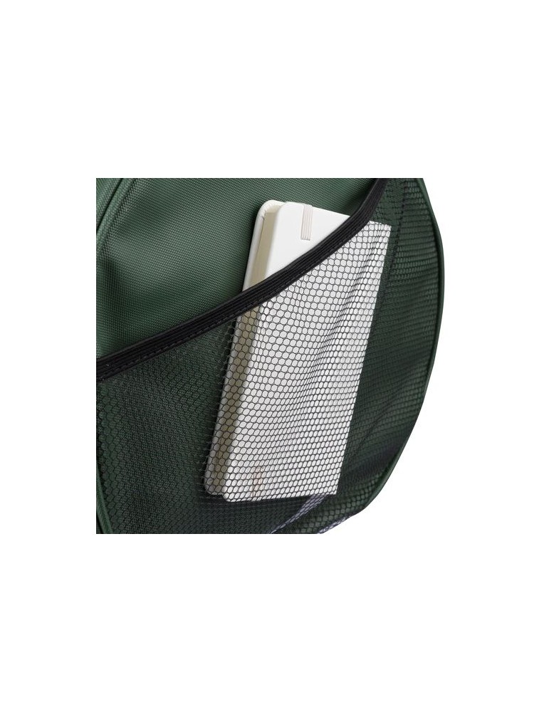 Sac de sport en rPET Aisha Matières : PET recyclé Couleurs : noir marquage laser ultra précis