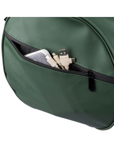 Sac de sport en rPET Aisha Matières : PET recyclé Couleurs : noir marquage couleur éclatante