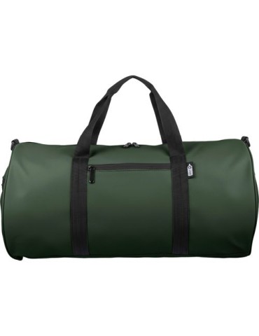 Sac de sport en rPET Aisha Matières : PET recyclé Couleurs : vert personnalisable avec votre logo