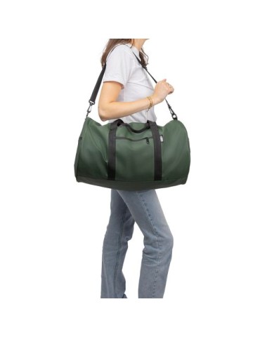 Sac de sport en rPET Aisha Matières : PET recyclé Couleurs : vert cadeau client original