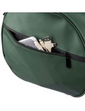 Sac de sport en rPET Aisha Matières : PET recyclé Couleurs : vert impression logo haute qualité