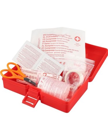 Trousse de premiers secours PP Amina Matières : polyester Couleurs : rouge 2