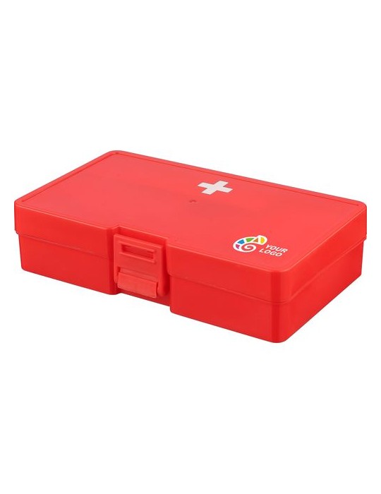 Trousse de premiers secours PP Amina Matières : polyester Couleurs : rouge cadeau entreprise pas cher