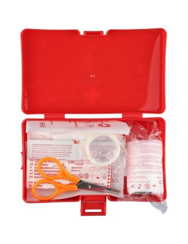 Trousse de premiers secours PP Amina Matières : polyester Couleurs : rouge impression haute définition