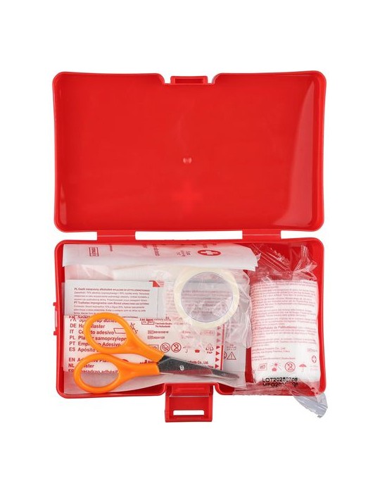 Trousse de premiers secours PP Amina Matières : polyester Couleurs : rouge impression haute définition
