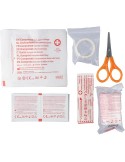 Trousse de premiers secours PP Amina Matières : polyester Couleurs : rouge marquage laser ultra précis