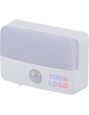 Lampe rechargeable avec détecteur en ABS recyclé Ari Matières : cuivre Couleurs : blanc cadeau entreprise pas cher