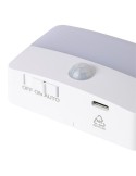 Lampe rechargeable avec détecteur en ABS recyclé Ari Matières : cuivre Couleurs : blanc goodies publicitaire événementiel
