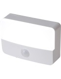 Lampe rechargeable avec détecteur en ABS recyclé Ari Matières : cuivre Couleurs : blanc impression haute définition