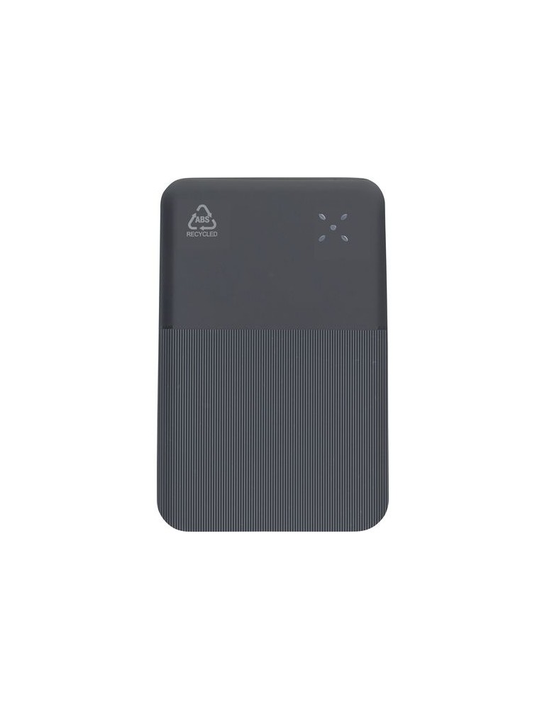 Power bank en ABS recyclé Tavi Matières : ABS recyclé Couleurs : noir