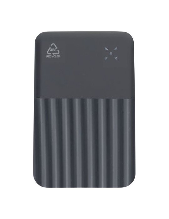 Power bank en ABS recyclé Tavi Matières : ABS recyclé Couleurs : noir