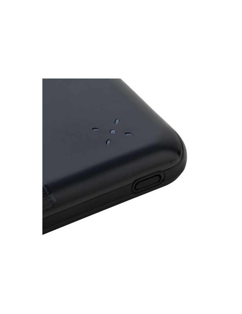 Power bank en ABS recyclé Tavi Matières : ABS recyclé Couleurs : noir goodies entreprise design