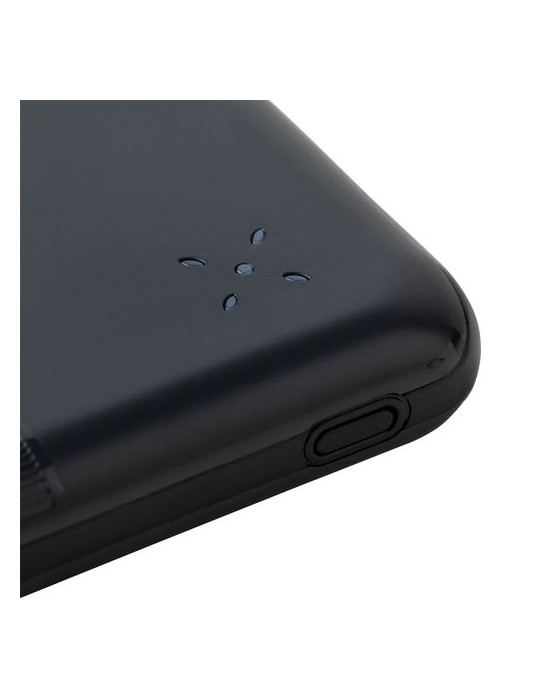 Power bank en ABS recyclé Tavi Matières : ABS recyclé Couleurs : noir goodies entreprise design