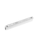 Mètre pliant Stabila en ABS de 2 m Gloria 1100 Série Matières : ABS Couleurs : blanc personnalisable avec votre logo