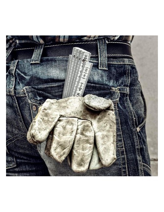 Mètre pliant Stabila en ABS de 2 m Gloria 1100 Série Matières : ABS Couleurs : blanc impression haute définition