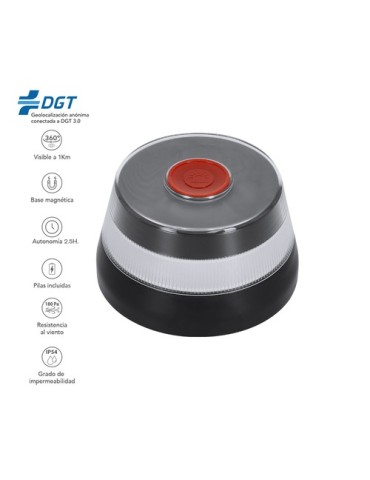 Lumière Urgence V16 Géolocalisée Pylon Couleurs : noir